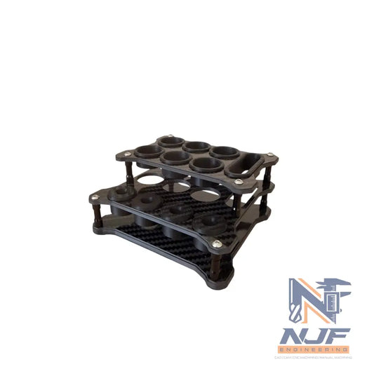 NJF LRG PRO PIT TOOL HOLDER - FULL CARBON - Black / Black / No