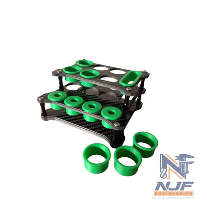 NJF LRG PRO PIT TOOL HOLDER - FULL CARBON - Green / Black / No
