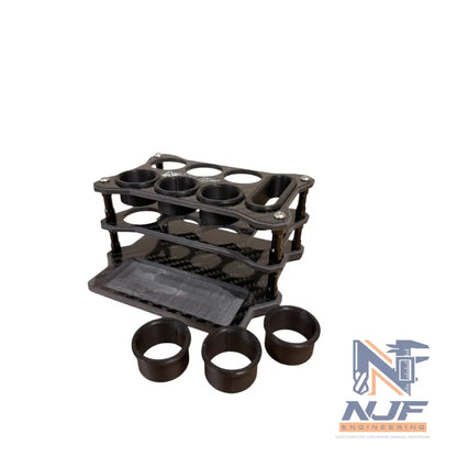 NJF PRO PIT Tool Holder SML -Full Carbon Fibre - Black / Black / No