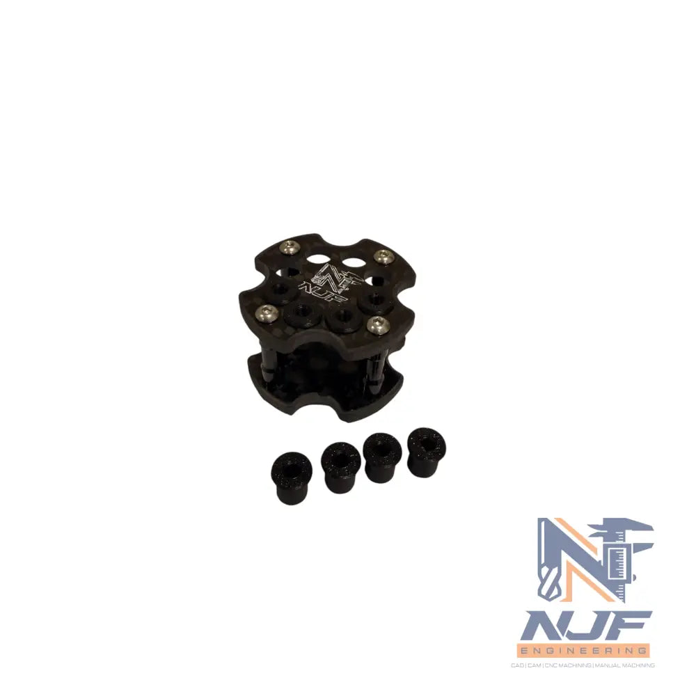 NJF Speed Driver Holder - Full Carbon Fibre - Black / Black / No