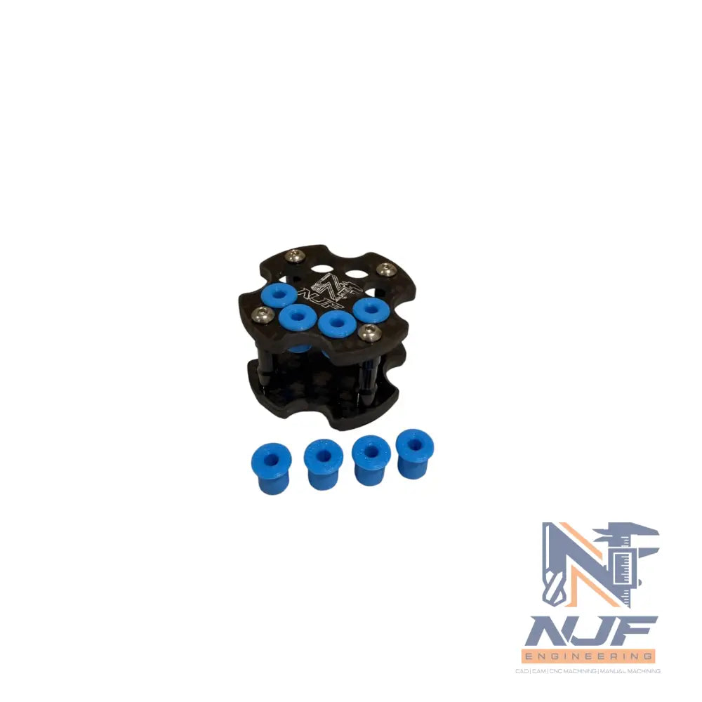 NJF Speed Driver Holder - Full Carbon Fibre - Blue / Black / No