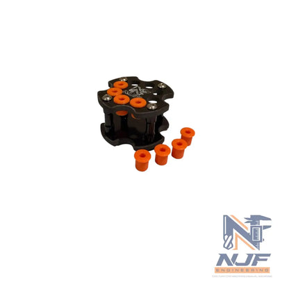 NJF Speed Driver Holder - Full Carbon Fibre - Orange / Black / No