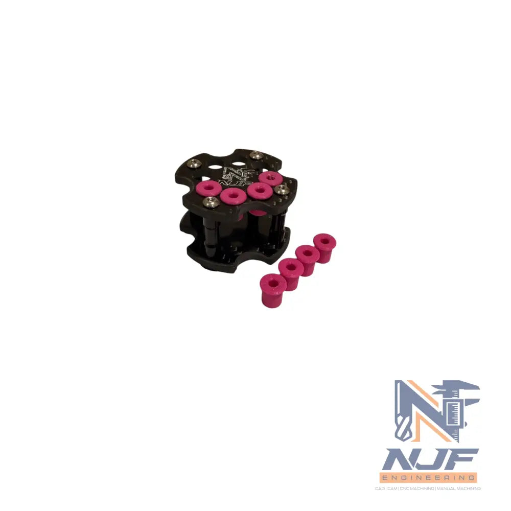 NJF Speed Driver Holder - Full Carbon Fibre - Pink / Black / No