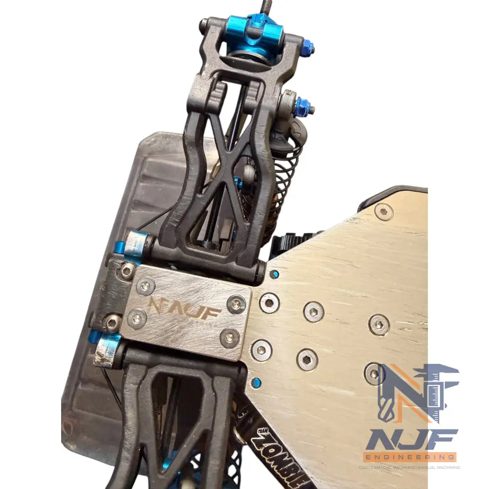 NJF Stainless Steel Skid Plate B7/T7/SC7 - Rear 1pcs