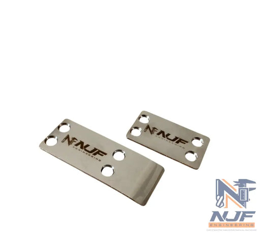 NJF Stainless Steel Skid Plate B84 - Front & Rear 2pcs