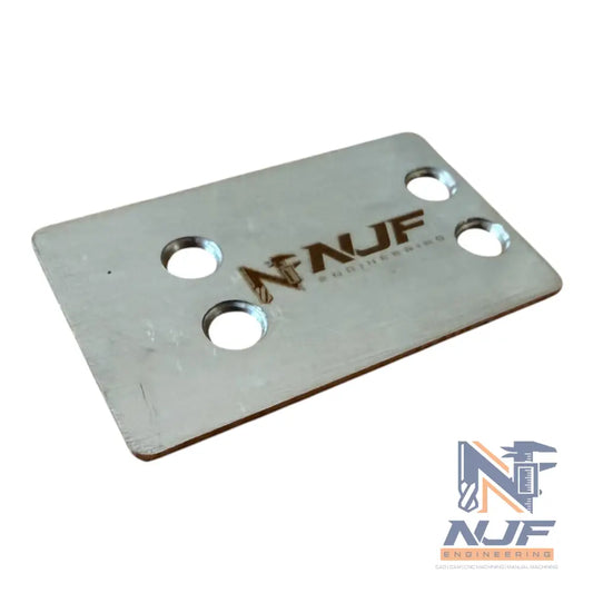 NJF Stainless Steel Skid Plate XB2 25/26 - Rear 1pcs