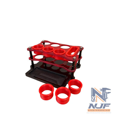 NJF Tool Holder SML - Acrylic - Red / Black / No